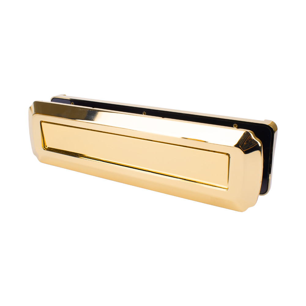 Timber Series Heritage Letterplate - Hardex Gold